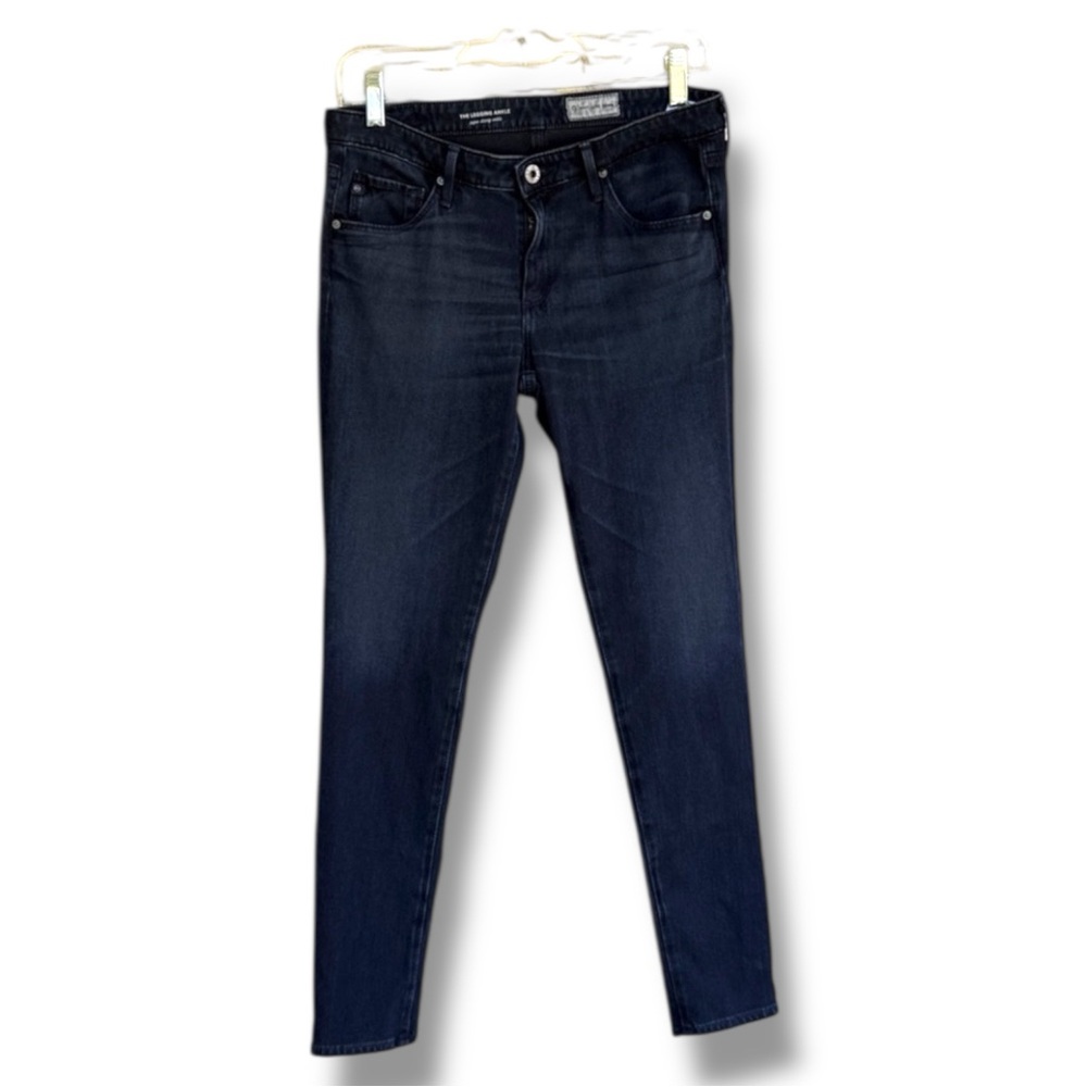 AG Adriano Goldschmied Knit Luxe Denim The Legging Ankle Skinny Jeans Waist 29